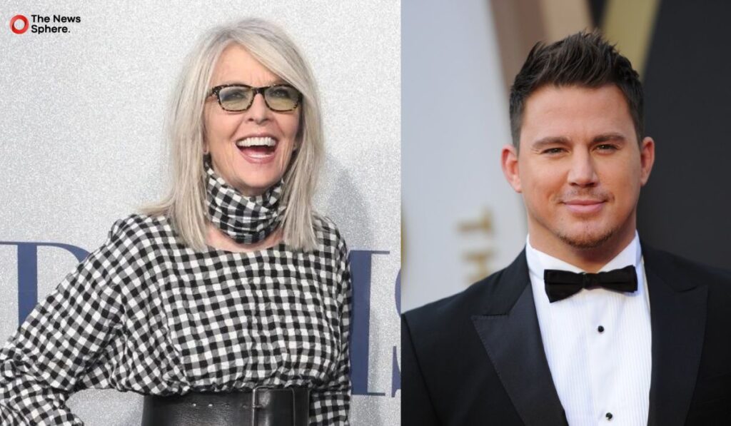 Diane Keaton told Ellen DeGeneres that she had a celebrity crush on Channing Tatum.