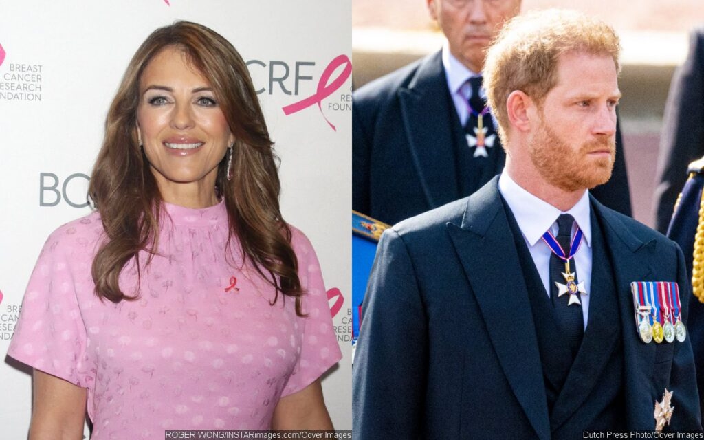 Elizabeth Hurley Reacts to Rumors, She Took Prince Harry Virginity